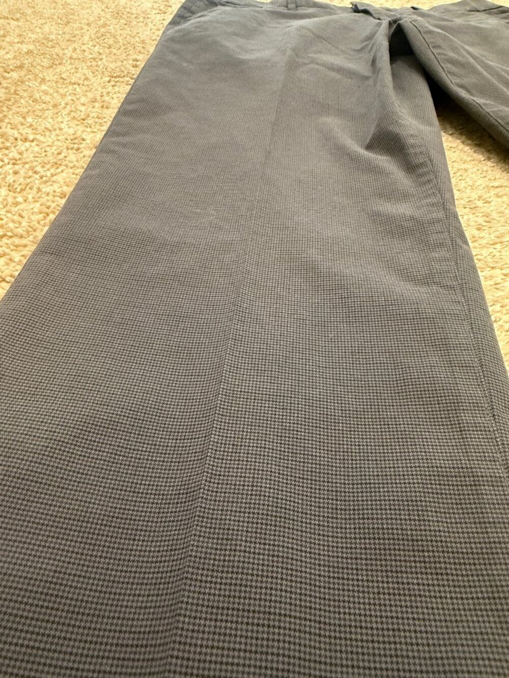 Bonobos Weekday Warrior Dress Pants — Thursday Gray Check — 33x34 — Tailored Fit